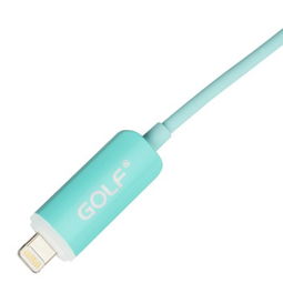 高爾夫LED發(fā)光充電線 為iPhone與iPad注入奶綠色活力